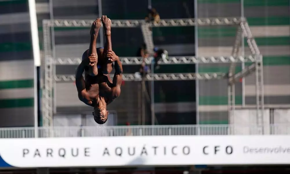 Luis Felipe Moura, um dos atletas que quebraram o índice para o Mundial (Satiro Sodré/Saltos Brasil)