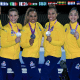 Equipe feminina de ginástica artística do Brasil com medalha no Mundial. Elas vão disputar os jogos olímpicos paris-2024 (Ricardo Bufolin/CBG)