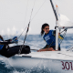 Gabriela Vassel e Joana Gonçalves em competição interncional de vela