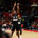 Georginho em ação pelo Ratiopharm Ulm em partida pela Eurocup de basquete