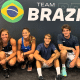 Marcelo Melo, Bia Haddad, Carol Meligeni, Felipe Meligeni e Thiago Wild após treino na United Cup