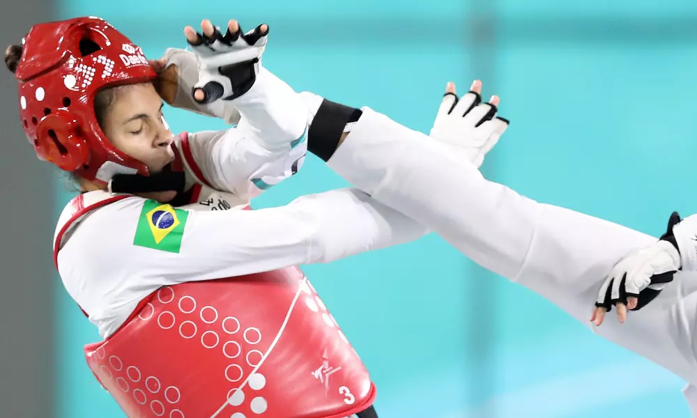 Maria Clara Pacheco no Grand Prix Final de taekwondo