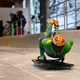 Na imagem, Nicole Silveira durante descida na Copa do Mundo de skeleton.