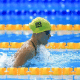 Carol Santiago nadando em etapa da World Series de natação paralímpica