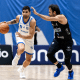 Chuzito, do Minas, conduz a bola no jogo contra Brasília no NBB. Equipe classificou para a Copa Super 8