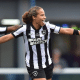 Duda Basílio, do Botafogo, comemora gol contra o Internacional na Copinha Feminina