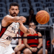 Franco Balbi, do Flamengo, faz passe em jogo do NBB