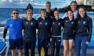 Viviane Jungblut, Cibelle Jungblut, Isabella Scopel Tramontana, Matheus Melecchi e Bernardo Gavioli Copa do Mundo Funchal águas abertas