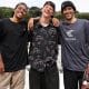 corrida olímpica skate street masculino Felipe Gustavo, Giovanni Vianna e Kelvin Hoefler, em 2021 quando se classificaram para Tóquio-2021. Eles lideram a corrida para Paris-2024 (Foto: Julio Detefon/CBSK)