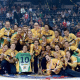 Seleção brasileira comemora título no Campeonato Mundial de Handebol feminino de 2013