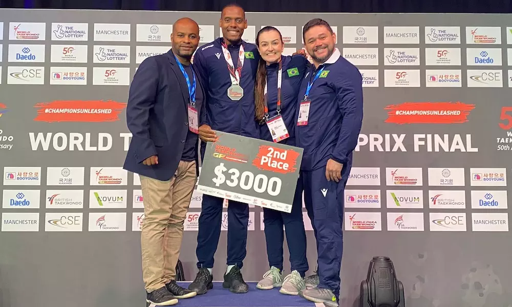 Maicon Andrade taekwondo grand prix final vice corrida olímpica vaga olímpica brasil jogos olímpicos brasil-2024