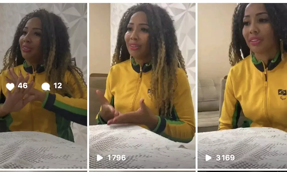 Silvânia Costa em reportagem do esporte espetacular da rede globo comitê paralímpico brasileiro cpb
