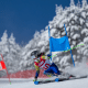 Alice Padilha em ação no slalom gigante do esqui alpino nos Jogos Olímpicos de Inverno da Juventude de Gangwon-2024