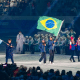 Brasileiros na cerimônia de abertura dos Jogos Olímpicos de Inverno da Juventude de Gangwon-2024