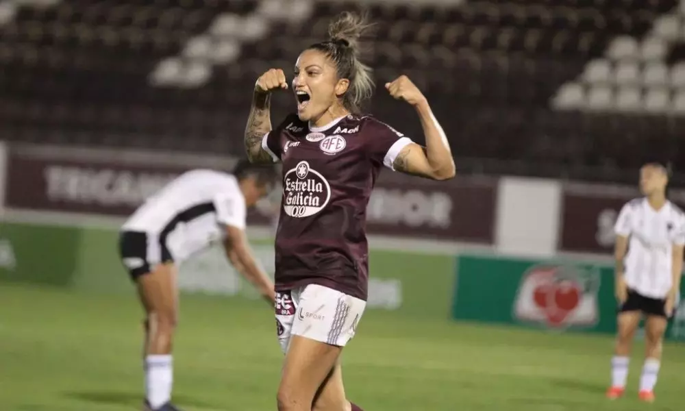 Centroavante Laryh, novo reforço do São Paulo para a temporada de 2024 (Foto: Jonatan Dutra/Ferroviária SAF)