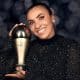 Brasileira Marta, homenageada com um prêmio especial da FIFA (Michael Regan/FIFA)