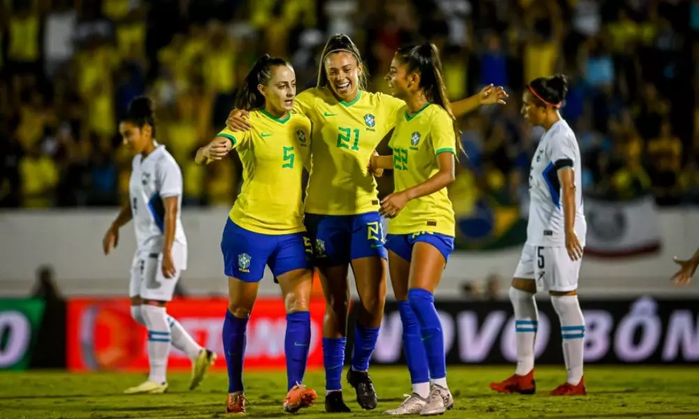 Seleção brasileira feminina, uma das participantes da SheBelieves Cup (Nayra Halm/CBF)
