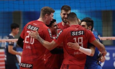 Confronto entre Sesi Bauru e Suzano, pela Copa Brasil (Divulgação/Suzano Vôlei)