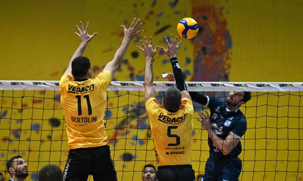 Confronto entre Guarulhos e Minas, válido pela Copa Brasil de vôlei masculino (Duda Bairros/Vôlei Guarulhos)