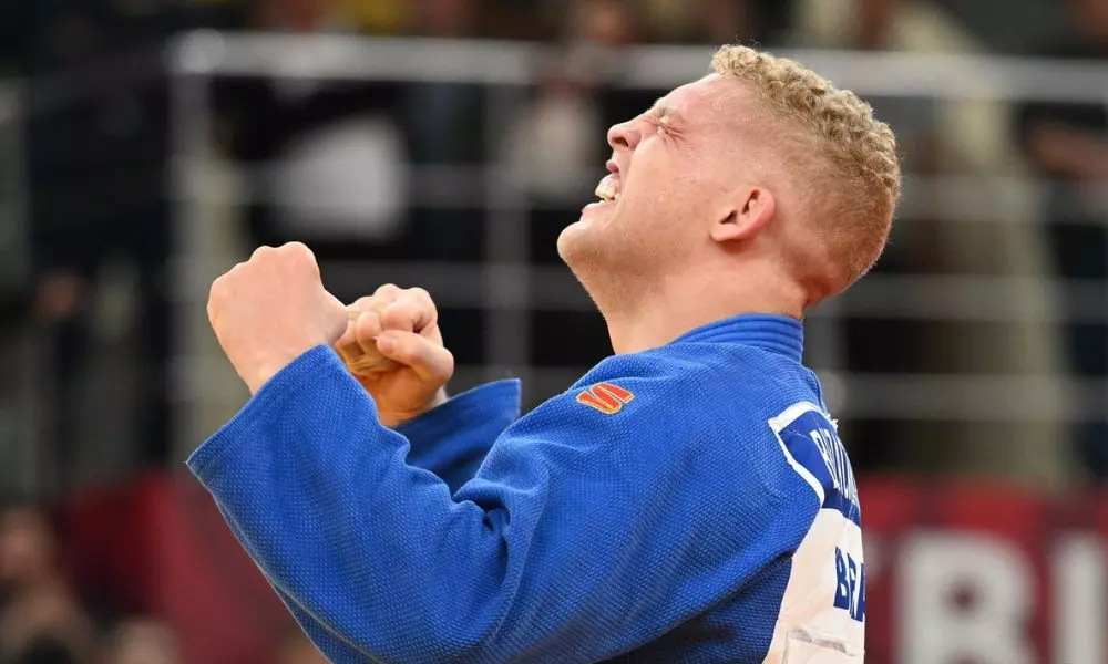 Rafael Buzacarini em ação no Grand Prix de Portugal (Foto: IJF)