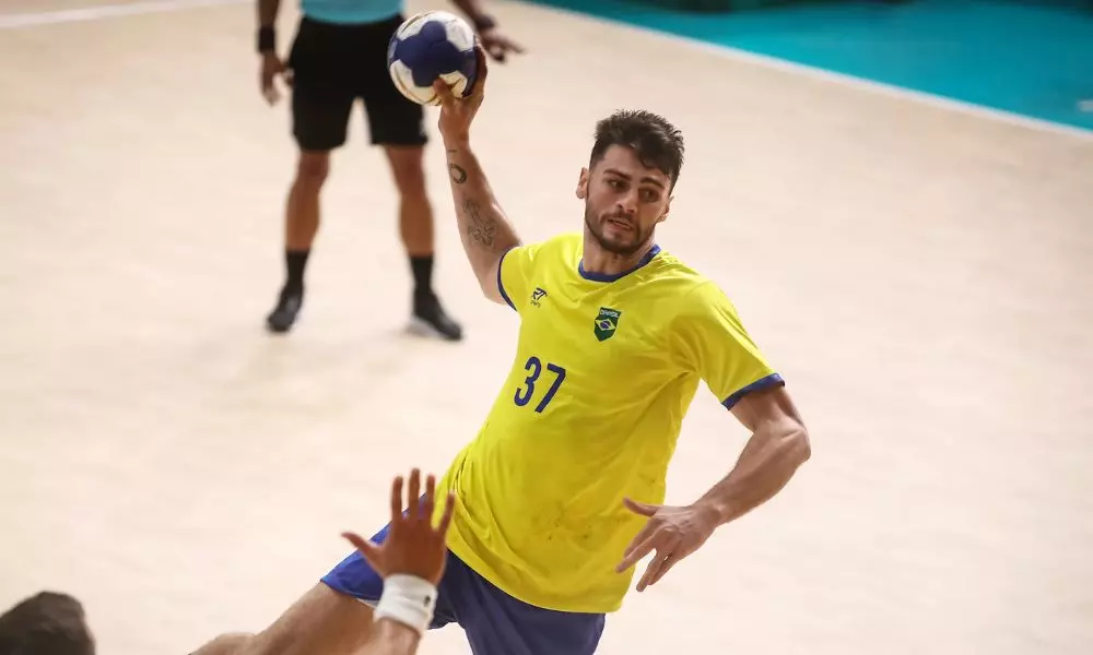 Brasil, um dos participantes do Pré-Olímpico Masculino de handebol (Gaspar Nóbrega/COB)