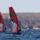 Brasil em ação no Mundial de IQFoil, na Espanha (Foto: Sailing Energy)