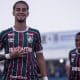 Comemoração do meia Agner, autor de dois gols na estreia do Fluminense na Copinha (Leonardo Brasil/FFC)