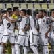 Equipe do Atlético-MG celebrando a vitória sobre o SKA Brasil pela Copinha (Reprodução/Twitter/@Atletico)