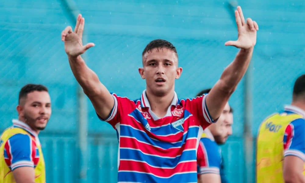 Iarley, destaque do Fortaleza na vitória sobre o Internacional pela segunda fase da Copinha (Felipe Honorato/FEC)