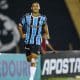 Comemoração do ponta Gustavo Nunes, destaque do Grêmio na segunda fase da Copinha (Renan Jardim/Grêmio FBPA)