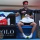 Brasileiro Thiago Wild, em partida contra o russo Andrey Rublev pelo Australian Open (Reprodução/Instagram/@thiagoswild)