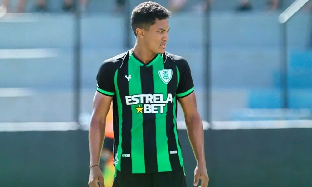 América-MG, classificado para a fase de oitavas de final da Copinha (Foto: Paulo Dias)