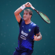 Felipe Meligeni rebate bolinha durante o Challenger de Tenerife (Luiz Cândido/CBT)