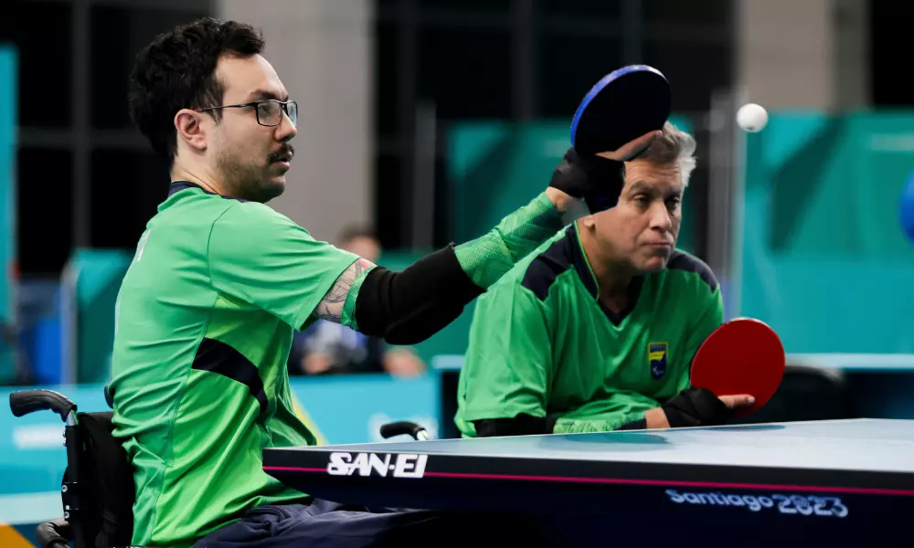 Guilherme Costa e Iranildo Espindola no ABerto dos Estados Unidos