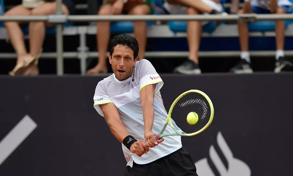 Marcelo Melo em ação durante disputa do Australian Open; ele e Ingrid Martins perderam com suas respectivas duplas ATP 250 de Buenos Aires