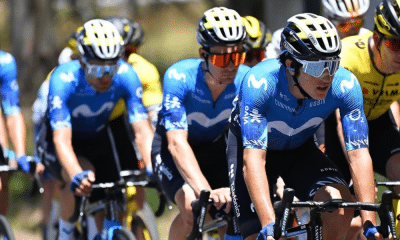 Vinicius Rangel durante disputa do Tour Down Under
