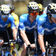 Vinicius Rangel durante disputa do Tour Down Under