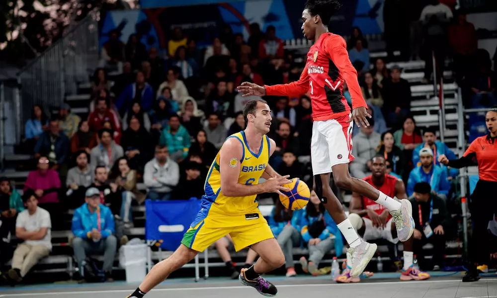 Socas, da seleção brasileira de basquete 3x3, antes do Pré-Olímpico da modalidade; Brasil rumo a Paris-2024