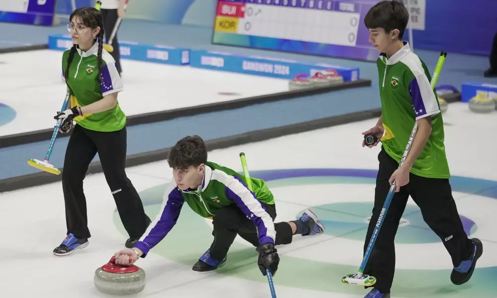 Time brasileiro de curling nos Jogos Olímpicos de Inverno da Juventude de Gangwon-2024