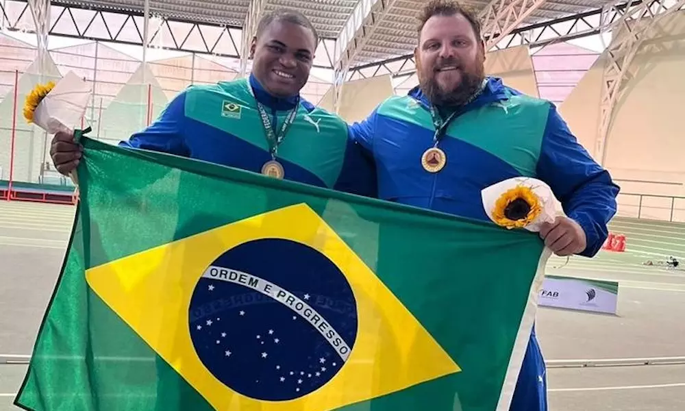 Darlan Romani Wellington Silva campeonato sul-americano indoor atletismo