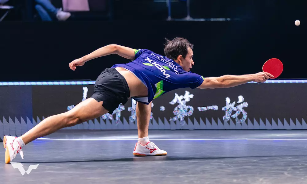 Hugo Calderano tênis de mesa vence Dimitrij Ovtcharov e disputa final contra Félix Lebrun WTT Star Contender Goa