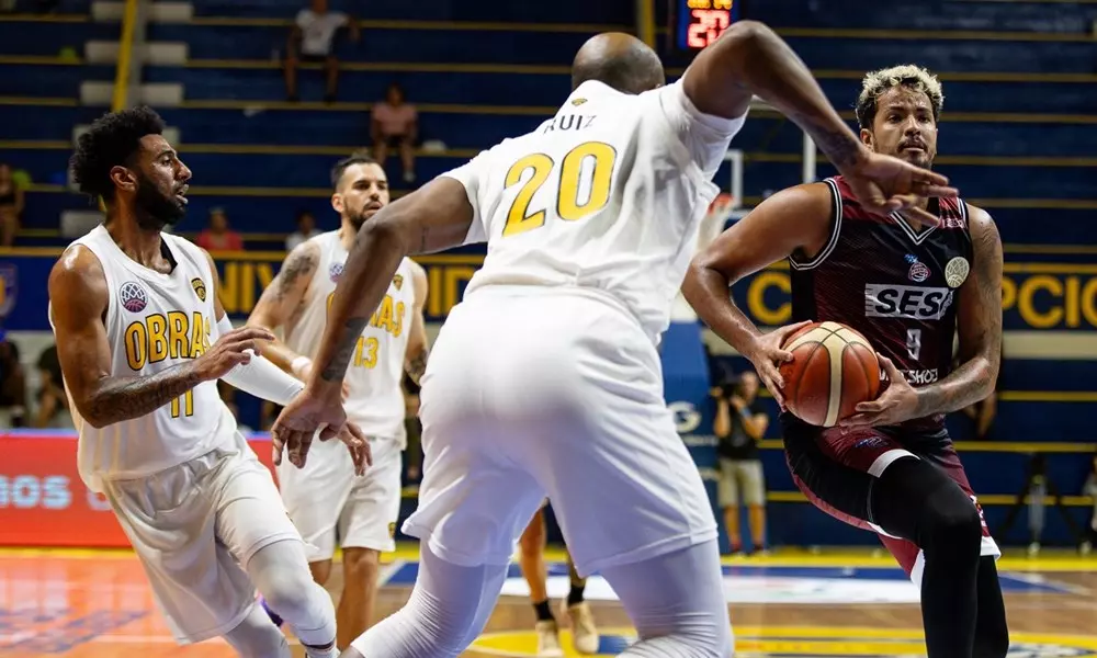 Lucas Dias Franca champions league américa basquete com santiago scala vencem o obras