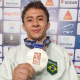 Michel Augusto medalha de prata Grand Prix de Portugal de judô