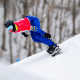 Zion Bethonico desce de prancha na neve em Gangwon-2024