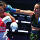 Bia Ferreira em luta profissional de boxe