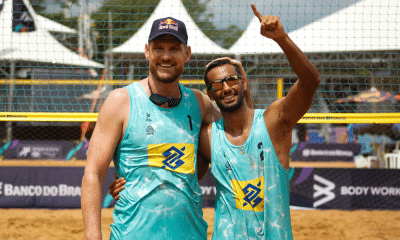 Alison Mamute Igor Borges vôlei de praia (Foto: Mauricio Val/FVImagem/CBV)