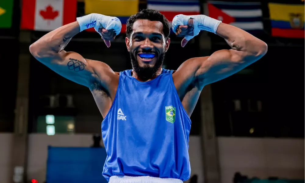 Luiz Oliveira Bolinha Boxe (Foto: Miriam Jeske/COB)