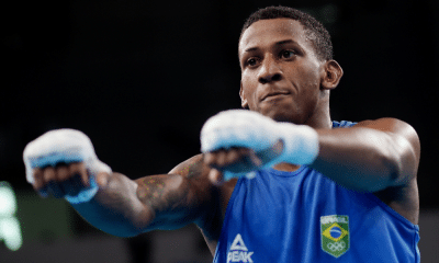 Yuri Falcão boxe (Foto: Alexandre Loureiro/COB)