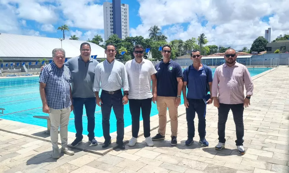 Comitiva do COB em visita a instalações de João Pessoa