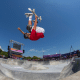 Dan Sabino em ação no STU National de Florianópolis, no skate park